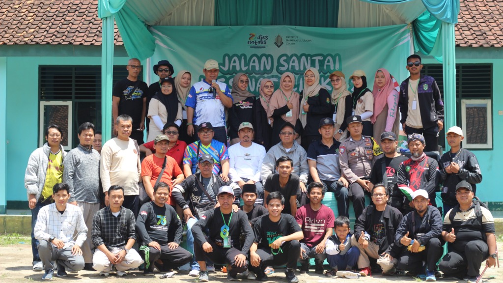 Disertai Jalan Santai, Dies Natalis ke-2 INU Ciamis Digelar Meriah